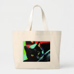Black Cat Tote Bags