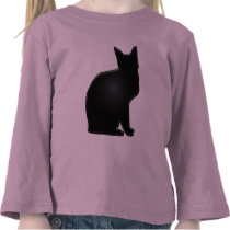 black cat tshirt