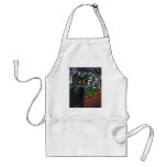 Black cat Vampire Halloween art Apron