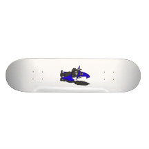 Black Cat Witch Skate Board Decks