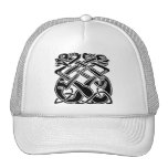 Black Celtic Dogs Mesh Hat