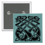 Black Celtic Dogs Pins