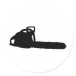 black chainsaw stickers