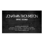 Black Chalkboard Designer Business Card