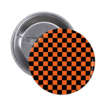 Black checkers on orange background buttons