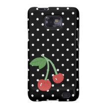 Black Cherry Phone Case Samsung Galaxy SII Covers