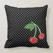 Black Cherry Throw Pillow