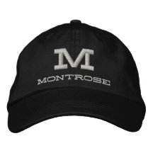 Black Chino Twill Embroidered Baseball Cap