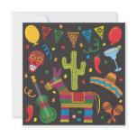 Black Cinco De Mayo Fiesta Party Invitation
