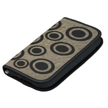 Black Circles on Stone Folio Planners