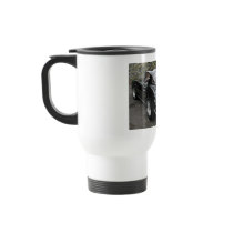 Black Classic Split Window Car Mug