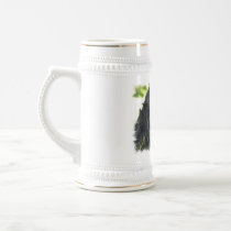 Black Cocker Spaniel Dog Beer Stein Coffee Mug