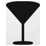 black cocktail icon flyer