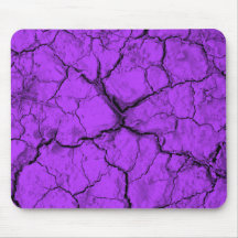Black Cracks on Purple Mouse Pad