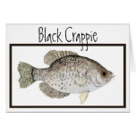Black Crappie card