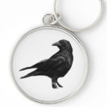 Black crow keychain