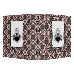 Black Damask 1 Binder