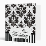 Black Damask Binder