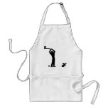 black dead bunny - lumberjack apron