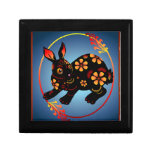 Black Designed Rabbit Gift Boxes