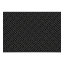 Black Diamond Plate Patterned Custom Announcement