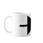black diode icon mug