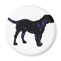 Black Dog magnets