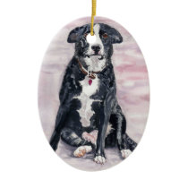 'Black Dog' Ornament