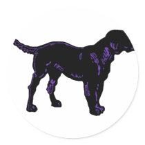 Black Dog stickers