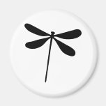 black dragon fly icon fridge magnets