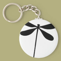 black dragon fly icon keychains