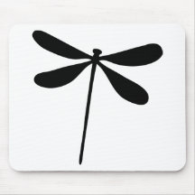 black dragon fly icon mouse mats