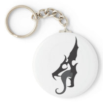Black Dragon Logo Key Chains