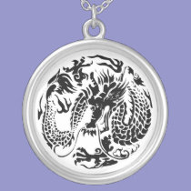 Black Dragon Necklace necklaces