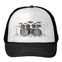 Black Drum Kit: 10 Piece: Hat