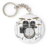 Black Drum Kit: Keychains