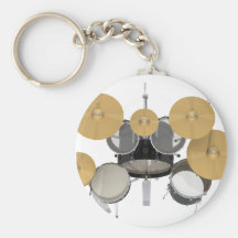 Black Drum Kit: Keychains