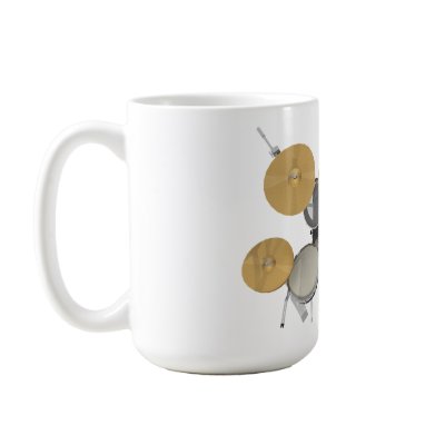 Black Drum Kit: Mugs by spiritswitchboard