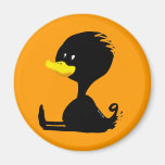 Black ducky fridge magnets