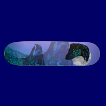 Black Eagle and Moon Skateboard skateboards