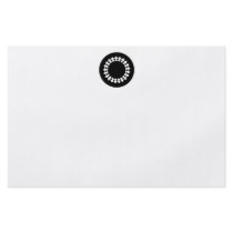 Black Elegant Round Design. Art Deco Style. Flyer Design