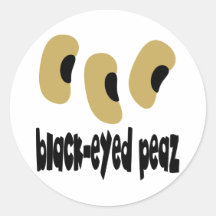 Black-Eyed Peaz Stickers