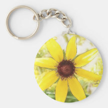 Black Eyed Susan Bouquet Key Chain
