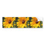 Black Eyed Susan Flower Bumper Sticker Car Art