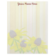 Black-Eyed Susan Wildflower Series Letterhead