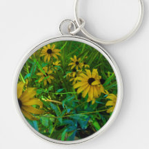 Black-Eyed Susans Keychains