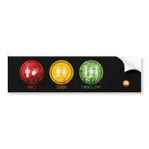 BLACK facts of life Bumper Stickers