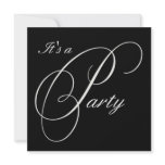Black Fancy Formal Event Invitation