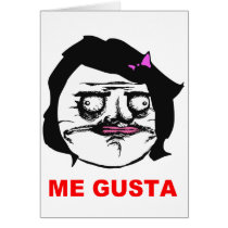 Black Female Me Gusta Comic Rage Face Meme Card