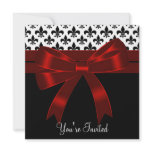 Black Fleur De Lis Party